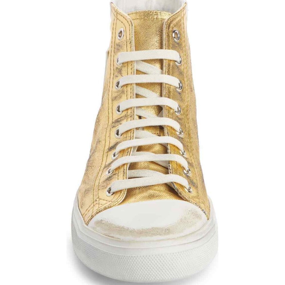 SAINT LAURENT Mid Top Sneaker Size 41 - Picture 3 of 4